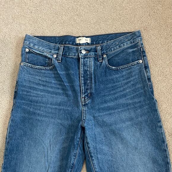 Madewell Low Slung Straight Jeans High Waist Relaxed Slouchy Womens Size 29 - Picture 4 of 10